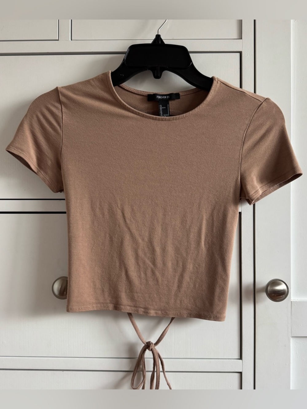 Forever 21 lace up back shirt